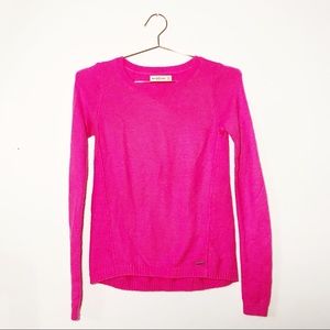 *HUGE SALE* Abercrombie Neon Pink High-Low Sweater
